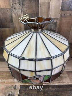 Vintage Tiffany-Style Stained Glass hanging Light Shade