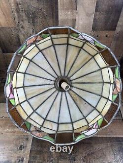 Vintage Tiffany-Style Stained Glass hanging Light Shade