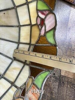 Vintage Tiffany-Style Stained Glass hanging Light Shade