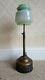 Vintage Tilley Tl106 Pork Pie Table Lamp With Glass Shade