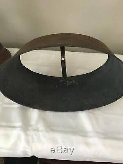 Vintage Tole Wreath Bouillotte Lamp Shade Oval