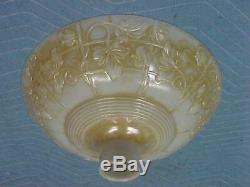 Vintage Torchiere Floor Lamp Shade, Thick Glass Type 16in