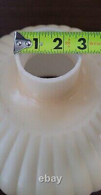 Vintage Torchiere Glass Lamp Shade 16 width floorlamp 2-3/4 Inch Fitter