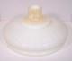Vintage Torchiere Lamp Glass Shade Ribbed Design