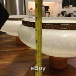 Vintage Torchiere Lamp Shade Pair Antique Art Deco Floor Lamp 3 Avail