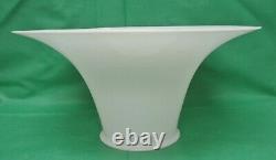 Vintage Torchiere Shade White Glass 15-5/8 Wide