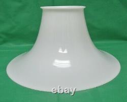 Vintage Torchiere Shade White Glass 15-5/8 Wide