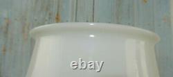 Vintage Torchiere Shade White Glass 15-5/8 Wide