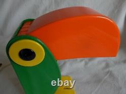 Vintage Toucan plastic light Ferrari Italian design 1970's