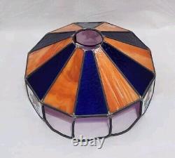 Vintage University Of Florida Gators Stained Glass Tiffany Style 14 Lamp Shade