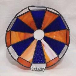 Vintage University Of Florida Gators Stained Glass Tiffany Style 14 Lamp Shade