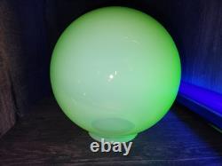 Vintage Uranium Vaseline Custard Glass 7 Globe Shade
