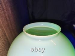 Vintage Uranium Vaseline Custard Glass 7 Globe Shade