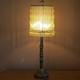 Vintage Victorian Art Deco Table Lamp Shade Gold Beaded Tassel