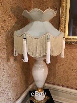 Vintage Victorian Downton Abbey Traditional Antique StyleGreen100%Silk lampshade
