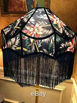 Vintage Victorian Downton Abbey Traditional House Of Hackney Tropical Lampshade