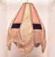Vintage Victorian French Lamp Shade Art Nouveau Fringe Embroidered Atq Large