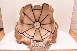 Vintage Victorian French Lamp Shade Art Nouveau Fringe embroidered ATQ Large