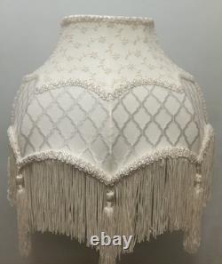 Vintage Victorian Lamp Shade Fringe Tassel Decorative Table Lamp