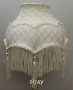 Vintage Victorian Lamp Shade Fringe Tassel Decorative Table Lamp