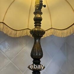 Vintage Victorian Style Beaded Fringe Table Lamp 27 Height Heavy