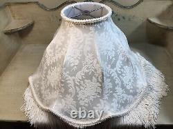 Vintage Victorian Style Lamp Shade White/Cream