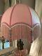 Vintage Victorian Traditional Downton Abbey Deco Pink Lampshade