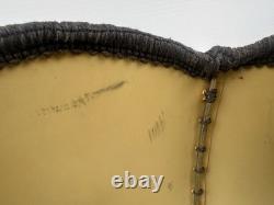 Vintage Victorian Velour Lampshade Velvet Style Gold Trim