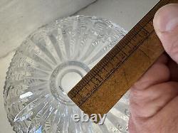 Vintage Waterford Crystal Glass 7 Lamp Shade Beaumont Pattern Boudoir Size FINE