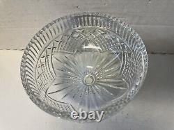 Vintage Waterford Crystal Glass 7 Lamp Shade Beaumont Pattern Boudoir Size FINE