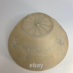 Vintage Western Cowboy Rodeo Theme Frosted Glass Ceiling Light Shade 10.25 in