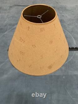 Vintage Western Parchment Lamp Shade 16 XIT IXL Cattle Brands Cowboy USA RARE