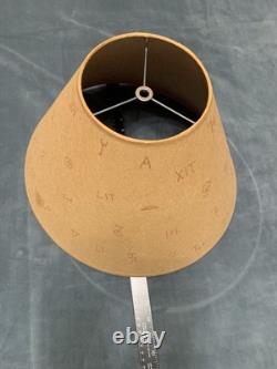 Vintage Western Parchment Lamp Shade 16 XIT IXL Cattle Brands Cowboy USA RARE