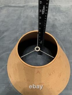 Vintage Western Parchment Lamp Shade 16 XIT IXL Cattle Brands Cowboy USA RARE