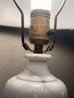 Vintage alabaster marble lamp Shade Not Included