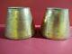 Vintage Lamp Shade Pair. Very Nice Old Fashion In Gold Leaf.in Perfect Condition