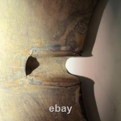 Vintage metal handmade Coca Cola five cents hanging lamp shade 1900's style