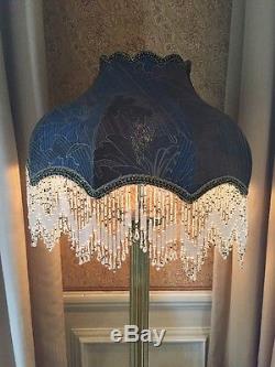 Vintage/retro/Victorian Downtown Abbey/Traditional/deco Black Lampshade