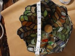 Vintage tiffany style lamp shade Scalloped Edge