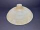 Vintage Torchiere Lamp Shade 16 Embossed Milk Glass Beige Brushed Pattern