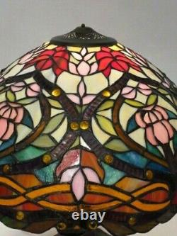 VintageTiffany Style Stained Multicolor Lamp Shade18Diameter