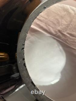 Vtg 1980s Italian Murano Style Purple Cased Glass Chandelier Lamp Shade 27