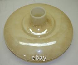 Vtg Art Deco TORCHIERE Shade Gold Luster Milk Glass Funeral Floor Lamp 13 Lot B