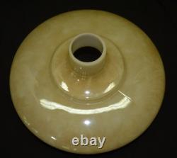 Vtg Art Deco TORCHIERE Shade Gold Luster Milk Glass Funeral Floor Lamp 13 Lot B