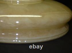 Vtg Art Deco TORCHIERE Shade Gold Luster Milk Glass Funeral Floor Lamp 13 Lot B