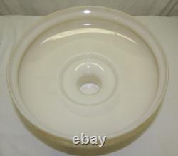 Vtg Art Deco TORCHIERE Shade Gold Luster Milk Glass Funeral Floor Lamp 13 Lot B