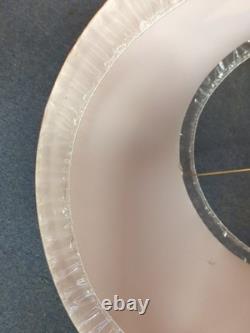 Vtg Asian Silk Lamp Shade Large Drum Lampshade Mid Century MCM Red Gold NOS