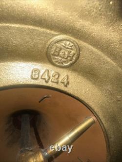 Vtg. B&H Inc. Gas Lamp Glass Floral Shades Great Cond. No Chips In Shades