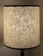 Vtg Fiberglass Lamp Shade Barrel Drum Mcm About 14h X 14d Beige With White Texture