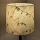 Vtg Fiberglass Lamp Shade Drum Mcm Retro 12 H X 12/14 Diam. Branches Blossom